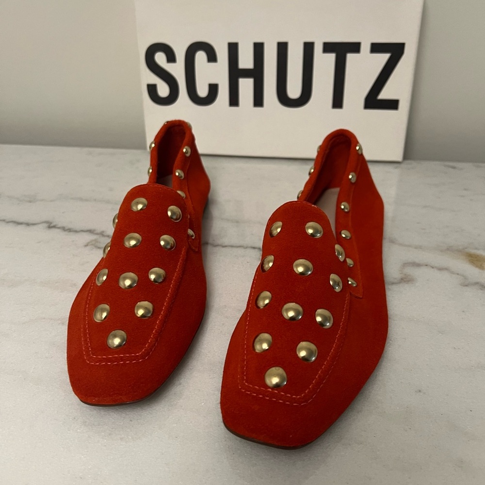 Never worn Schutz loafers